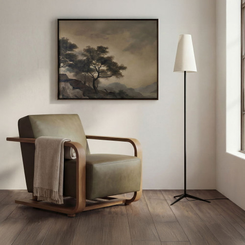 Mathis - Floor Lamp - Black / White