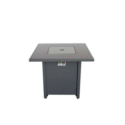 Outdoor Fire Pit Table With Lid - Gray Outdoor Fire Pit Table With Lid - Gray