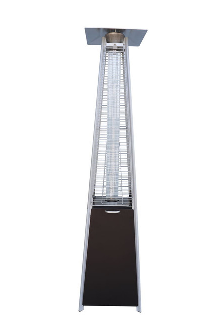 40, 000 Btu Propane Standing Patio Heater Stainless Steel