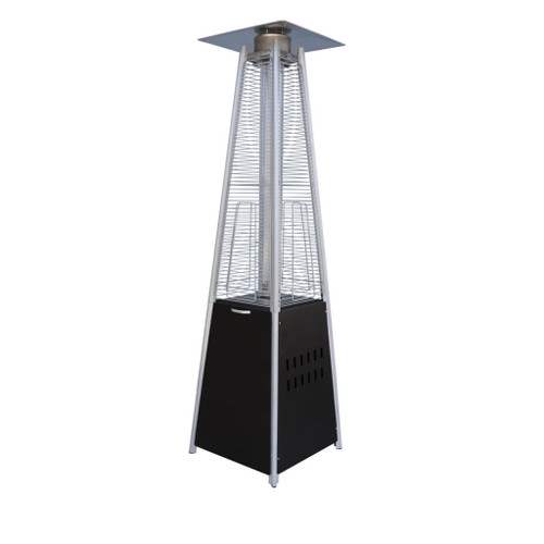 40, 000 Btu Propane Standing Patio Heater Stainless Steel
