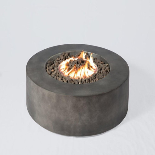 Fibre Reinforced Outdoor Fire Pit Table - Charcoal Fibre Reinforced Outdoor Fire Pit Table - Charcoal