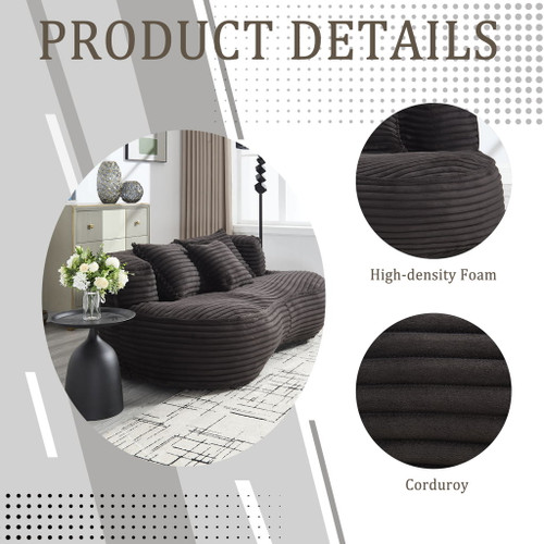 Bean Bag, Lazy Sofa Comfort Lounger High Back Chair