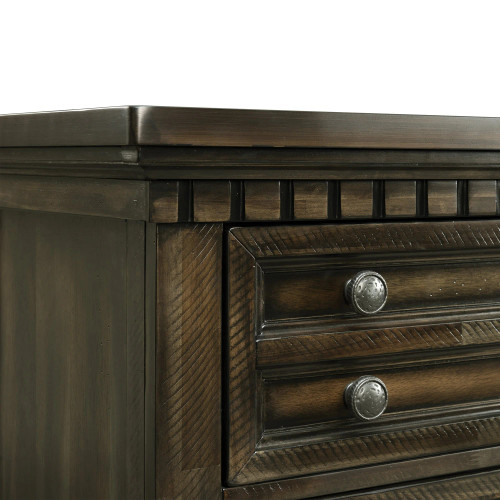 McCoy 5-Drawer Chest in Charcoal