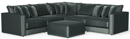 Remington - Modular Sofa And Cocktail Ottoman - Pine