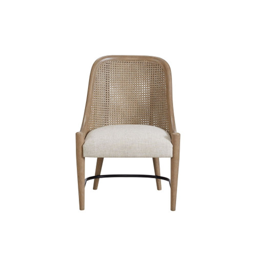 Cane - Backed Host Chair Colored (Set of 2) - Sand Cane - Backed Host Chair Colored (Set of 2) - Sand