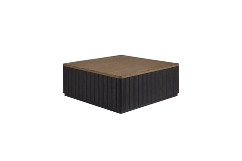 Channel - Cocktail Table With Casters - Black