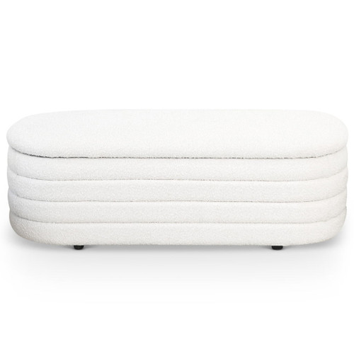 Cabana - Bench With Storage - Ivory