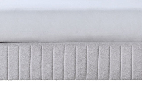 Queen Upholstered Bed - Beige