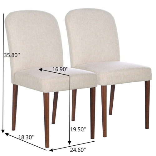 Capri - Dining Chair (Set of 2) - Beige