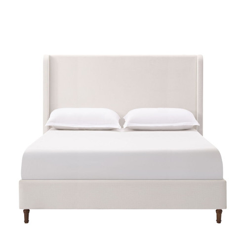 Harper - Tall Headboard Upholstered Bed / High Headboard / Elegant Simplicity / No Box Spring Needed