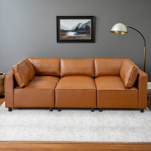 Reno - Modular Sofa - Cognac