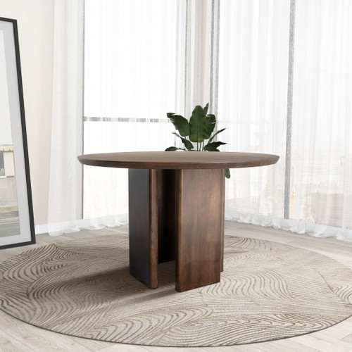 Alden - Round Dining Table - Walnut Alden - Round Dining Table - Walnut