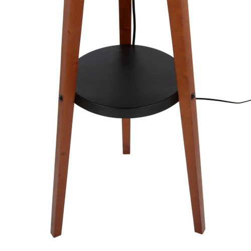 Compass - 59" Floor Lamp With Shelf