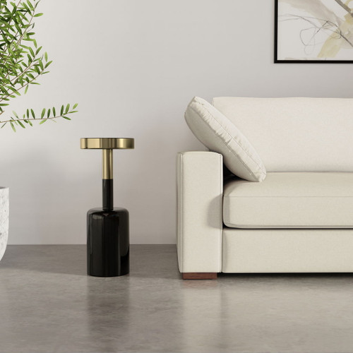 Frannie - Side Table - Gold / Black