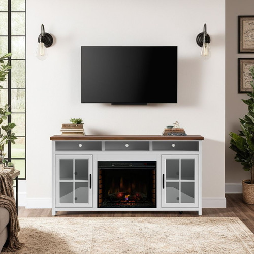 Hampton - Fireplace TV Stand Console