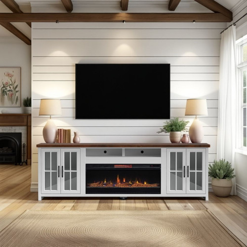 Hampton - Fireplace TV Stand Console