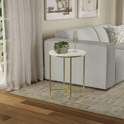 Tara - Side Table - Gold