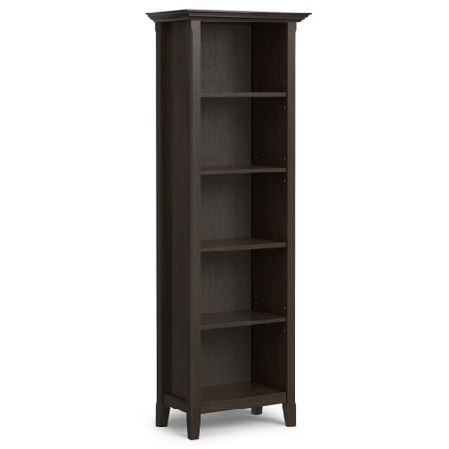 Amherst - 5 Shelf Bookcase - Brown - Pine