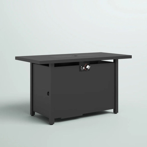 Outdoor Fire Pit Table With Lid - Dark Gray Outdoor Fire Pit Table With Lid - Dark Gray