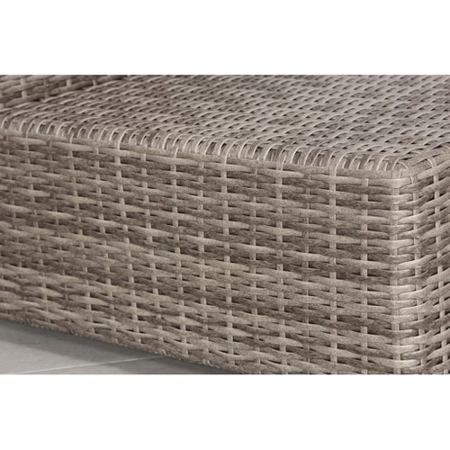 Elegant Wide Outdoor Wicker Loveseat With Plush Cushions Perfect For Cozy Gatherings - Gray / Gray Mix