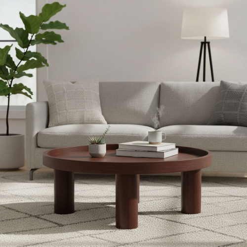 Crescent Coffee Table - Chestnut