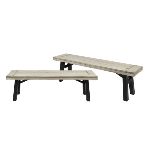 Bettina - Dining Set 3 Pieces - Gray