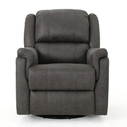 Contemporary Glider Recliner With Swivel Function