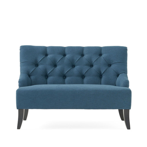 Nicole - French Style Upholstered Loveseat With Tufted Backrest Nicole - French Style Upholstered Loveseat With Tufted Backrest