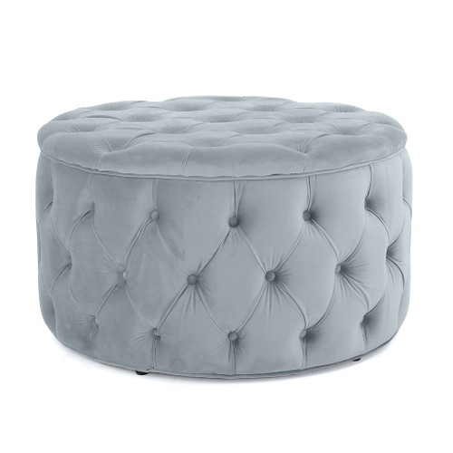 Modern Glam Ottoman Velvet Modern Glam Ottoman Velvet