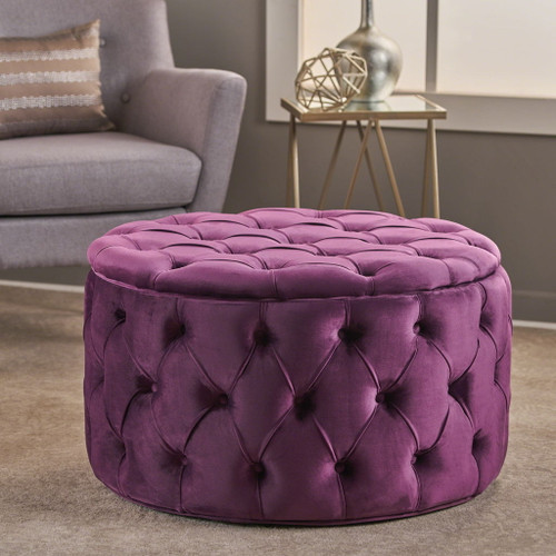Modern Glam Ottoman