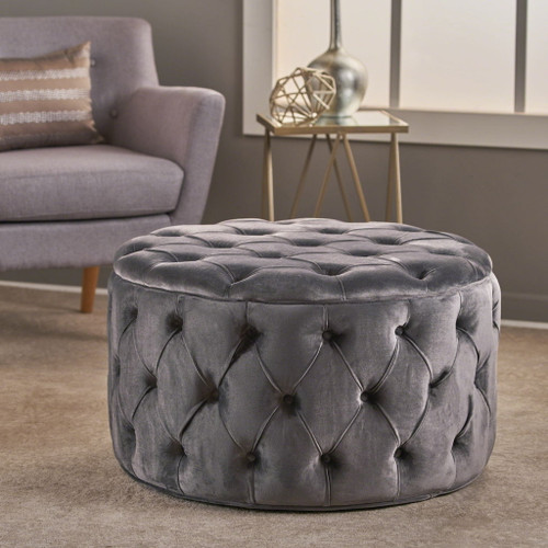 Modern Glam Ottoman