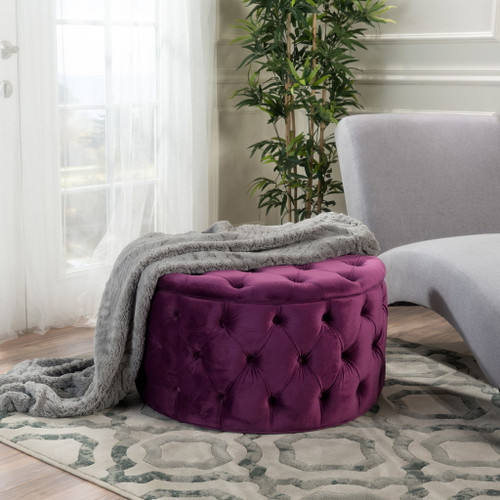 Modern Glam Ottoman