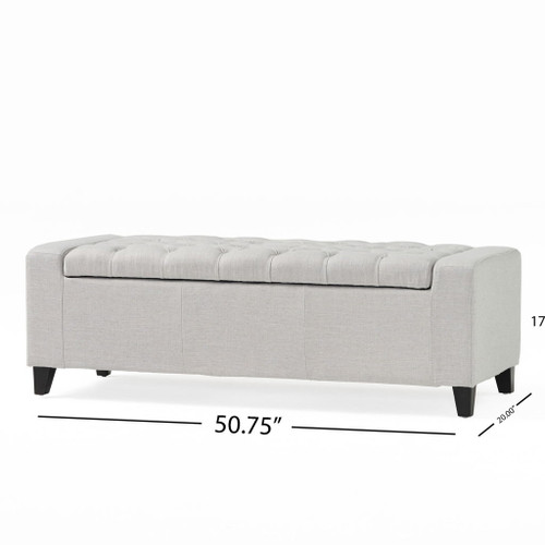 Guernsey - Ottoman Storage With Tufted Top