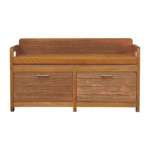 Oxford - 2 Drawer Storage Bench - Beige Oxford - 2 Drawer Storage Bench - Beige