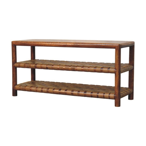 Regency - Woven 2 Slot Shoe Rack - Brown