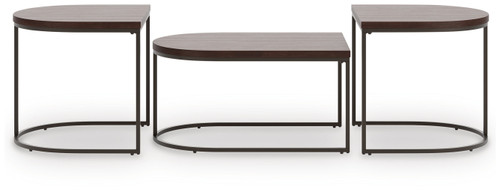 Vanmore - Occasional Table Set (Set of 3) - Dark Brown