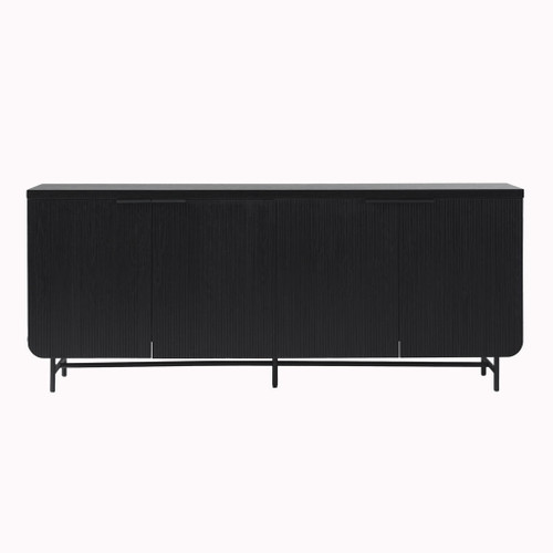 Modern Fluted Door Minimalist Storage Sideboard