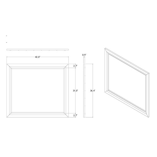 Chloe - Mirror - Gemstone Silver