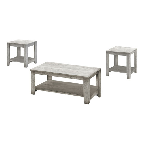 Table Set, Coffee, End, Side, Accent, Living Room, Transitional (Set of 3)