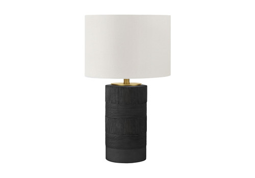 Table Lamp, Lighting, Resin, Contemporary - Black / Cream