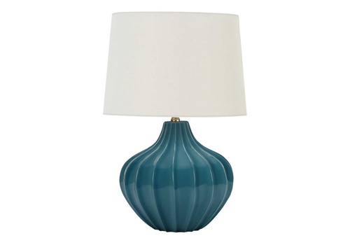 Lighting, Table Lamp, Ceramic, Transitional - Blue