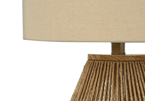 Lighting, Table Lamp, Rope, Resin, Transitional - Brown