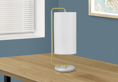 Lighting, Table Lamp, Marble, Contemporary - White