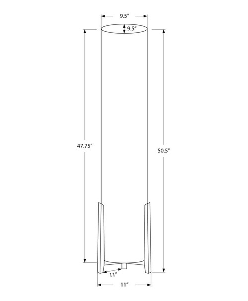 Lighting, Floor Lamp, Wood Look, Contemporary - Brown