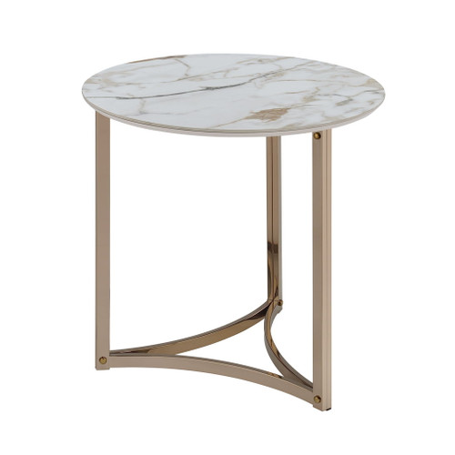 Aziz - Sintered Stone Top Round Coffee Table