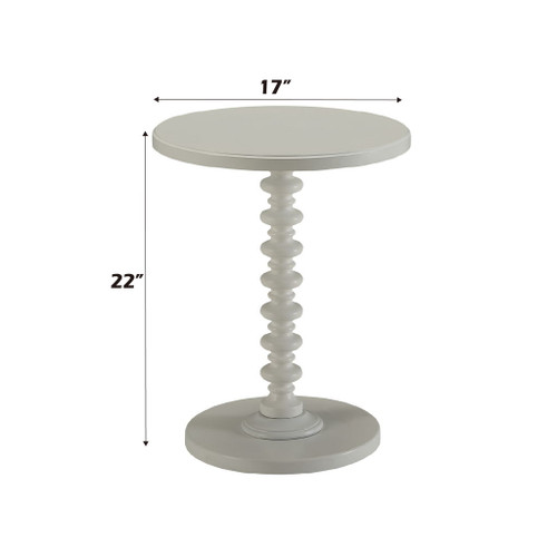 Acton - Accent Table - White