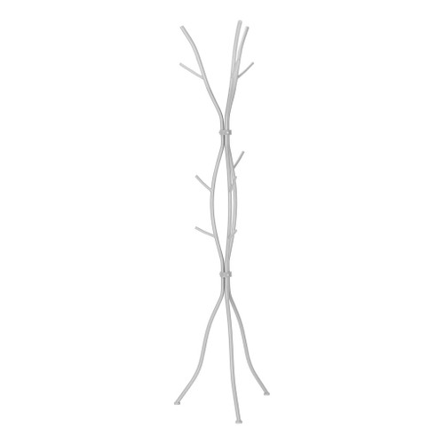 Coat Rack, Hall Tree, Free Standing, 11 Hooks, Entryway, Contemporary & Modern