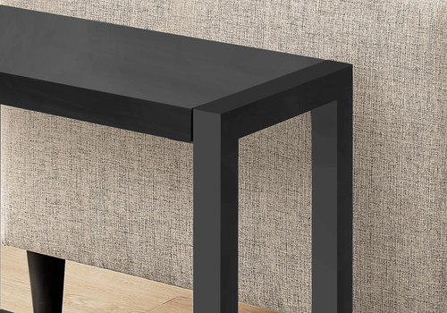 Accent Side Table, Narrow, Small, 2 Tier, Contemporary And Modern