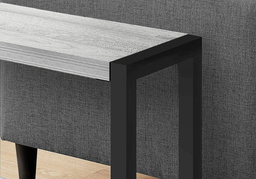 Accent Side Table, Narrow, Small, 2 Tier, Contemporary And Modern