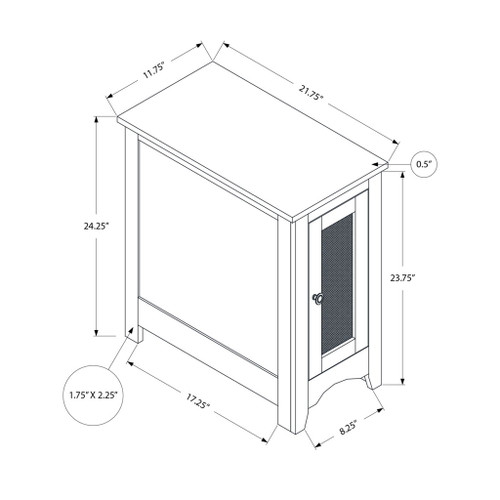 Accent End Table Transitional Versatile Design